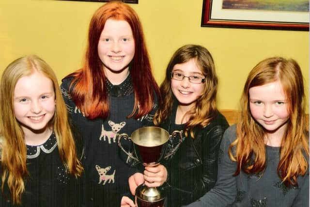 Highest placed team at Home Championships - Tara Emmett, Katie Watson, Caoimhe Crozier and Hannah Bayfield