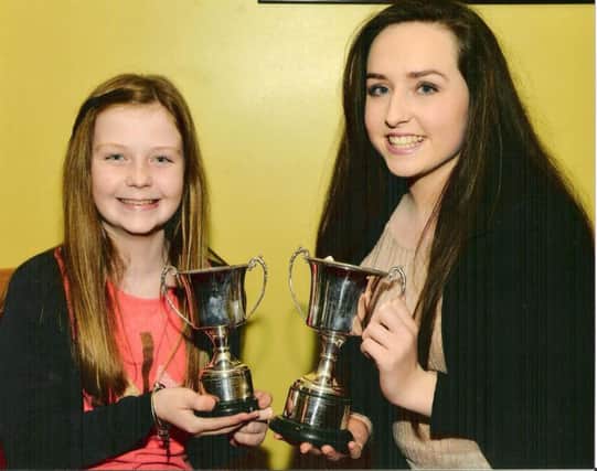 Russell Cup winners - Zara Sharvin and Aimee Hamilton