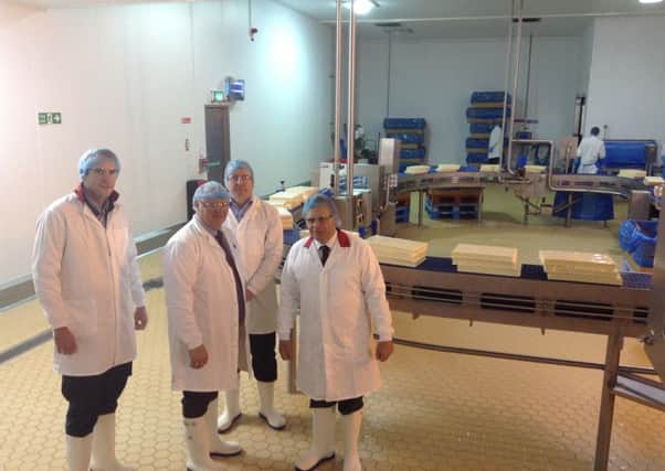 David Simpson MP with Neil Parish during a recent visit to Glanbia