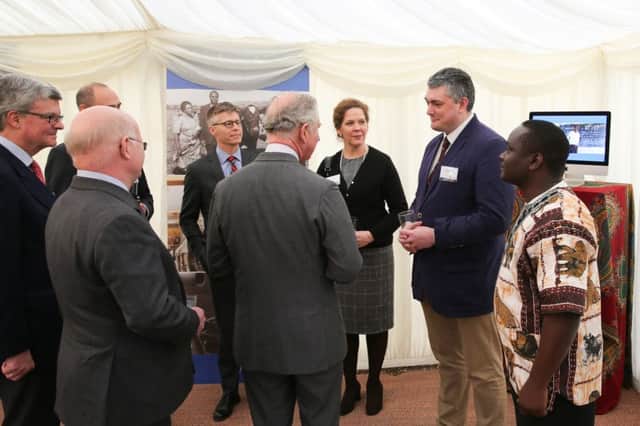 Simon Doherty meeting Prince Charles