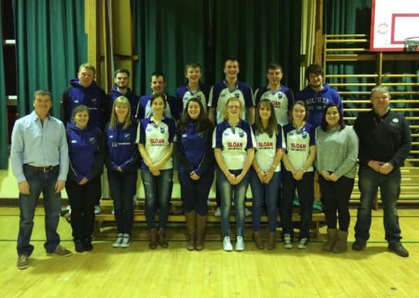 Newly elected committee members of Randalstown YFC