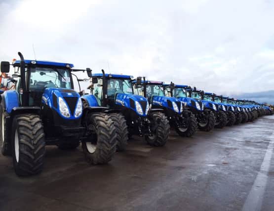 New Holland tractors at Euro Auctions' January sale