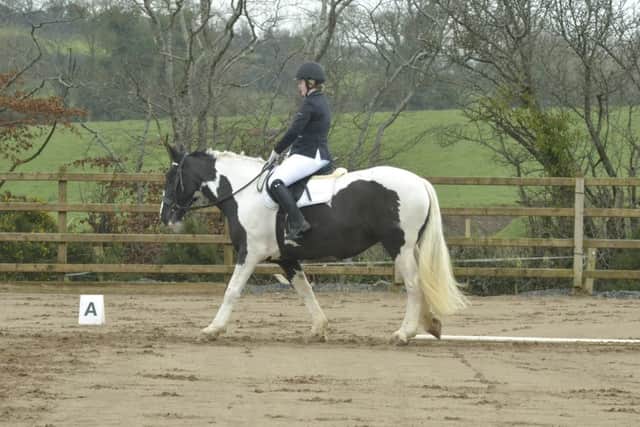 Grace Anderson on Dolly pictured competing in class 1