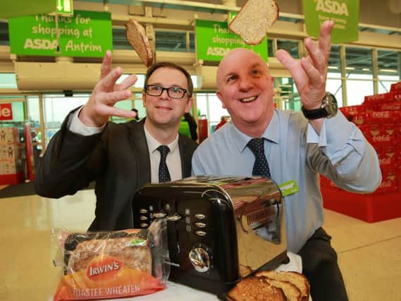 Chris Moore, National Account Manager, Irwins Bakery and Brian Conway, Asda Buyer, Local Buying Manager Asda NI
