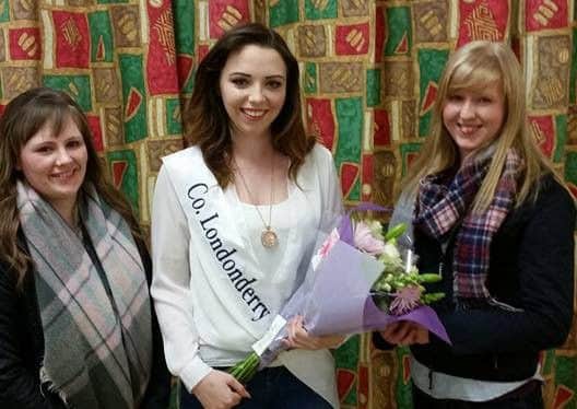Pinta Princess: Winner of the Pinta princess competition Laura Smyth with judges Sarah Thompson and Gemma Dicky
