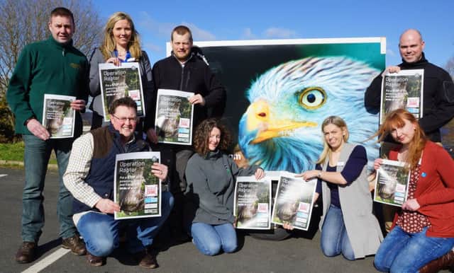 Representatives from partner agencies from Forest Service, NI Raptor Study Group, RSPB, Ulster Wildlife, Northern Ireland Environment Agency and PSNI
