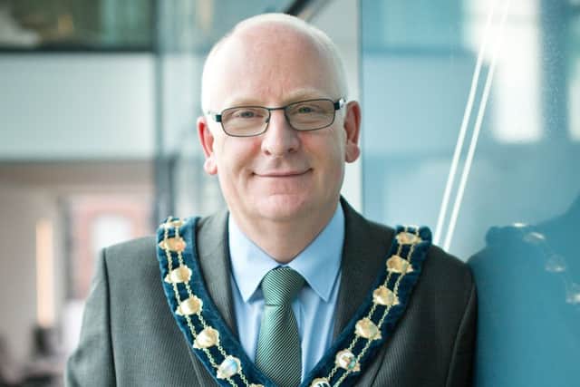 Mayor of Mid and East Antrim Borough, Councillor Billy Ashe
