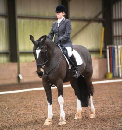 Judith Watt on Ellie May finish their 2nd place winning test. - Photo by Equi-Tog