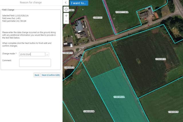 DARD's new online map system will allow you to make changes to field boundaries as part of your online application