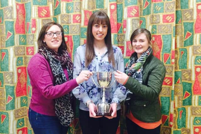 Clare Buchanan who was  named senior member of the year with judges