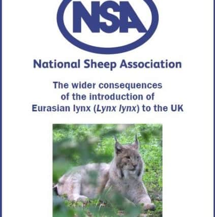 The NSA's The Wider Consequences of the Introduction of Eurasian Lynx to the UK report
