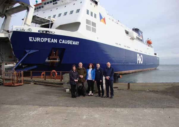 Charity Retriever Test Launch at P&O Ferries (Irish Sea)