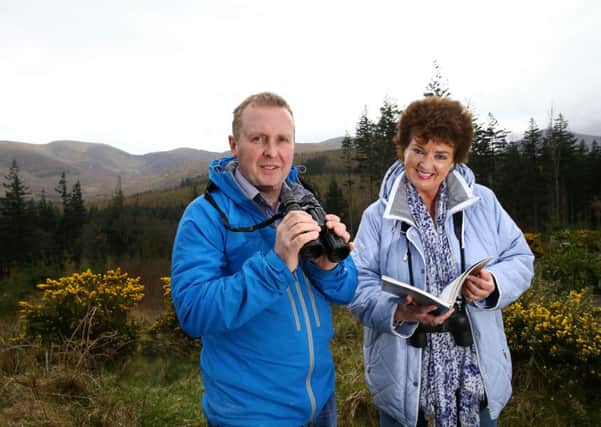 BBC Radio Ulster presenter Anne-Marie McAleese (right) and Dr Kendrew Colhoun from the RSPB will be joining forces with RTEs Derek Mooney to broadcast one of natures most beautiful sounds  the Dawn Chorus - live on air from midnight on Sunday 1 May 30 April until 7am. Anne-Marie and Dr Colhoun will be based at Tollymore National Outdoor Centre, outside Newcastle in County Down