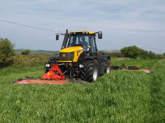 Mowing grass before it goes to head will result in a higher D-value silage.