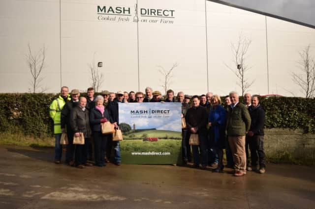 Tracy and Martin Hamilton of Mash Direct with North Down Members