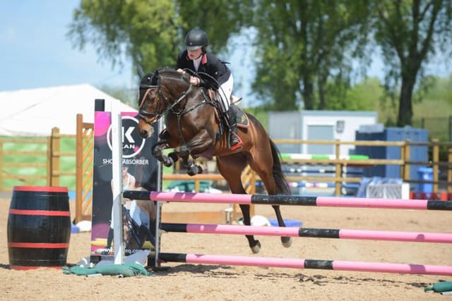 Sam Kavanagh Kavanagh makes it a trio in 1.30m