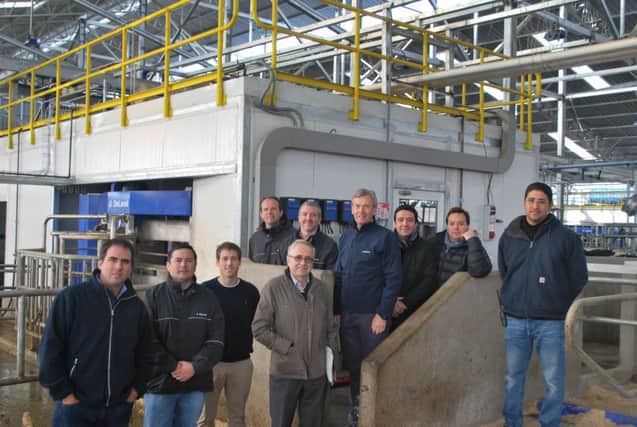 Fundo El Risquillo, Chile, has just signed an agreement to install 64 DeLaval VMS" milking robots making it the worlds largest robotic milking farm