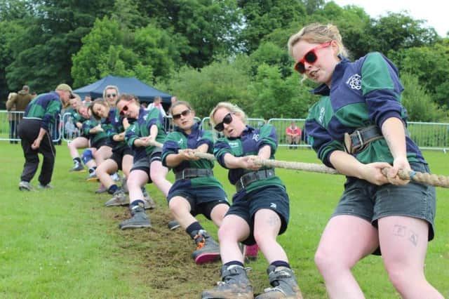 Members of the Haldon Group from the Devon Young Farmers Federation who took part in the National Outdoor Tug of War Championships