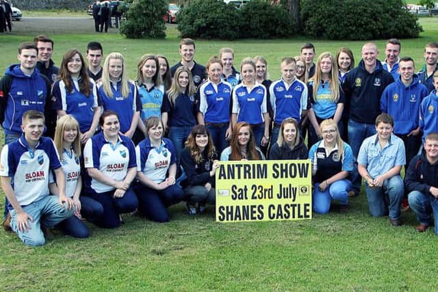 Young Farmers from Randalstown, Kells n Connor, Holestone, Lylehill and Crumlin ready to help and compete at the forth coming Antrim Show.