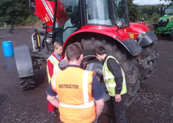 One of the 13-15 year old tractor driving courses at Greenmount Campus.