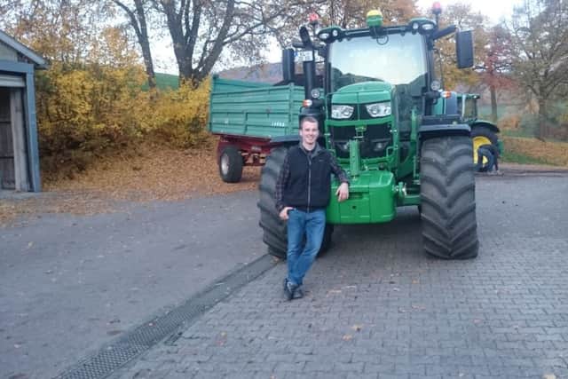 Matthew Gilbert from Lurgan who is one a placement with John Deere in Germany