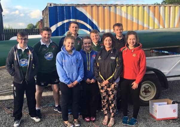 Second place in this years John Bradley Challenge were Kilrea YFC who are pictured here with Roberta Simmons, YFCU President
