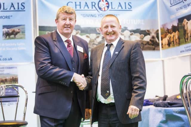 Andrew Hornall takes over the British Charolais Cattle Society Ltd chairmanship from Steven Nesbitt