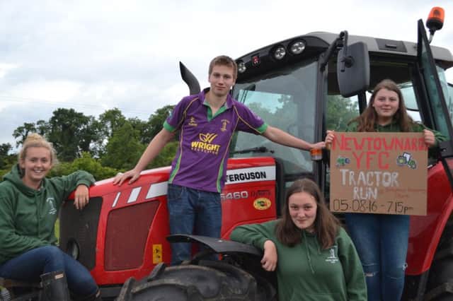 Members of Newtownards YFC will be hosting a tractor run on Friday 5th August