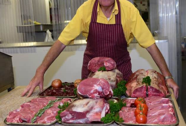 Ian Millar in his Ballyclare butcher's shop