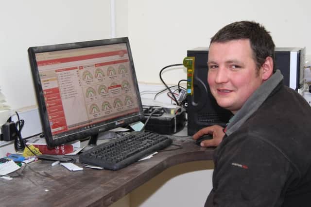 Lely's T4C computer software gives dairy herd owner Mark Cunningham a wealth of useful management information.