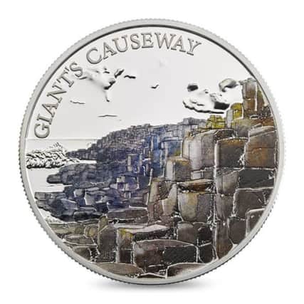 The Giant's Causeway features on a commemorative collection of sterling silver Â£5 coins