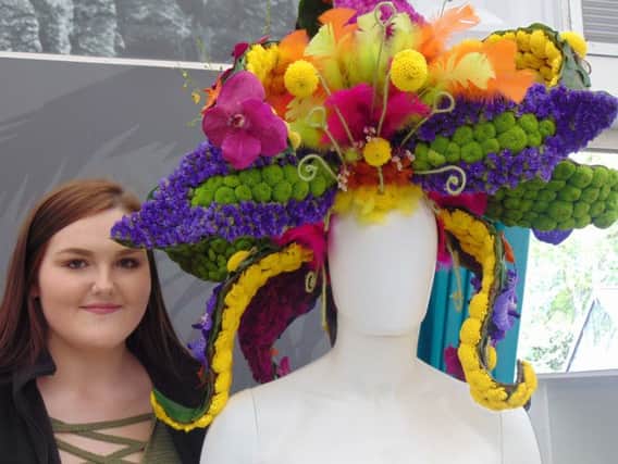 Greenmount floristry student Natalie Straney, Killyleagh is the youngest and first ever Level 2 Greenmount Floristry student to win a medal at this years RHS Young Chelsea Florist Competition at the Chelsea Flower Show.