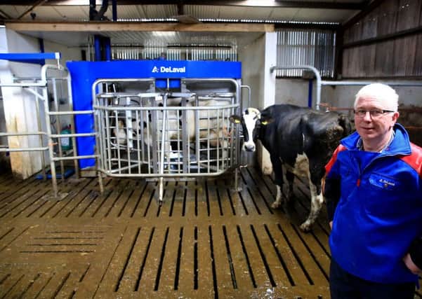 Farmer, Drew McConnell is breaking milk yield records with the help of DeLaval on his Co Tyrone farm