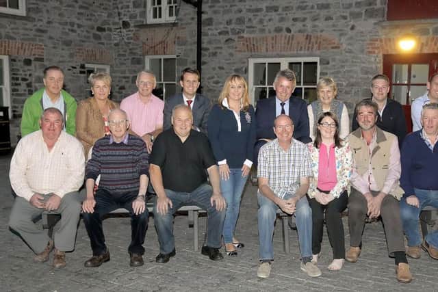 DAERA Minister Michelle McIlveen is pictured with Bank of Ireland Open Farm Weekend participating farmers, at an Appreciation evening held at Greenmount