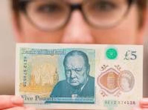 The new Bank of England 5 note