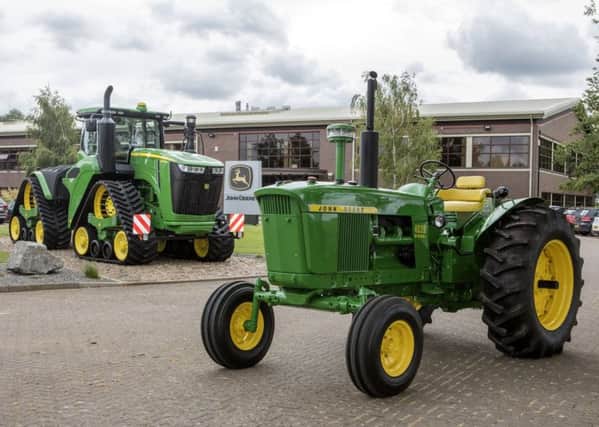 John Deeres 1966 4020 and 2016 9620RX tractors will be among the stars of the show at the JD50 Celebration & Heritage Event at Langar at the end of September (credit: Farmingphotography.co.uk).