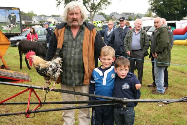 Johnny Fee, The Moy, with Barney the Rooster and Sam and Lewis Pollock, Caslterock