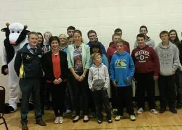 Members of Mourne Young Farmers' Club
