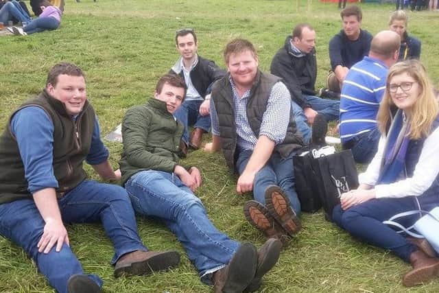 Spa members enjoying the club day out to Tullamore Show