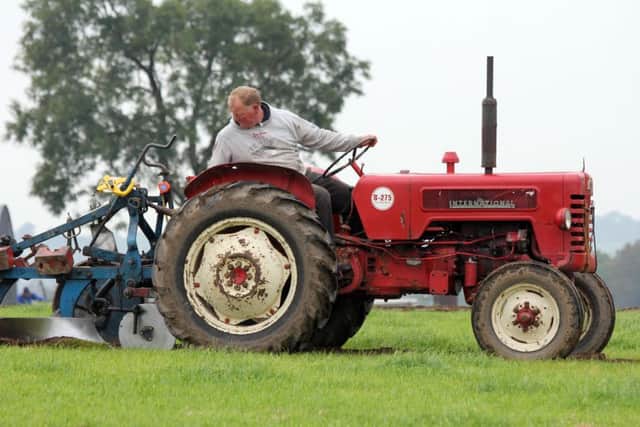 William Gill, Moneyreagh, was placed second in the senior vintage class at Killead Ploughing Society's Centenary match. Picture: Julie Hazelton