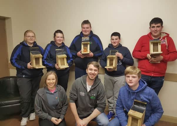 Members of Mourne Young Farmers' Club who took part in their second Grassroots Challenge