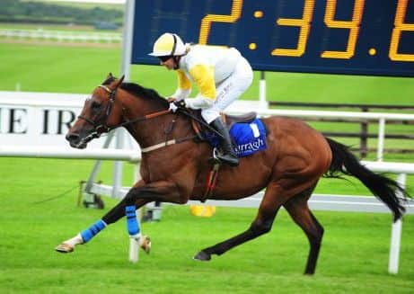 Alice Kavanagh rides Vivat Rex to victory at the Curragh in the second Corinthian Challenge race on 17 July.