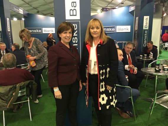 Diane Dodds MEP with agriculture minister Michelle McIlveen