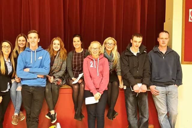 Spa YFC members at the public speaking competition