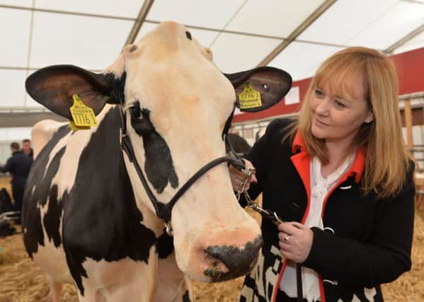 Agriculture Minister Michelle McIlveen at the RUAS Winter Fair. 
Photo by Aaron McCracken /Harrison Photography