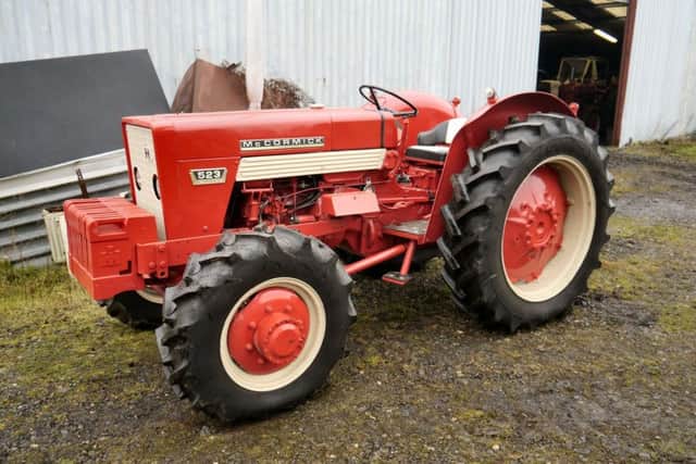1969 International 523 4wd, fully restored and a rare tractor to auction, estimated. Â£8,000-Â£10,000