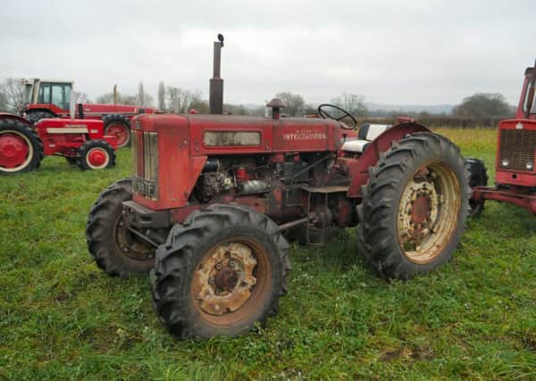 International 614 with Roadless front axle conversion.  The rarest tractor in the collection, believed only 5-6 made, estimated Â£12,000-Â£14,000