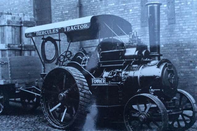 Fowler Class DNA Hercules steam tractor, which was built in the 1920s