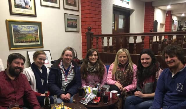 The winning team at the Randalstown YFC table quiz