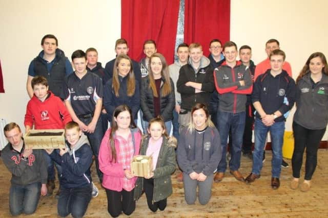 Members of Kells and Connor YFC who took part in the Grassroots Challenge
